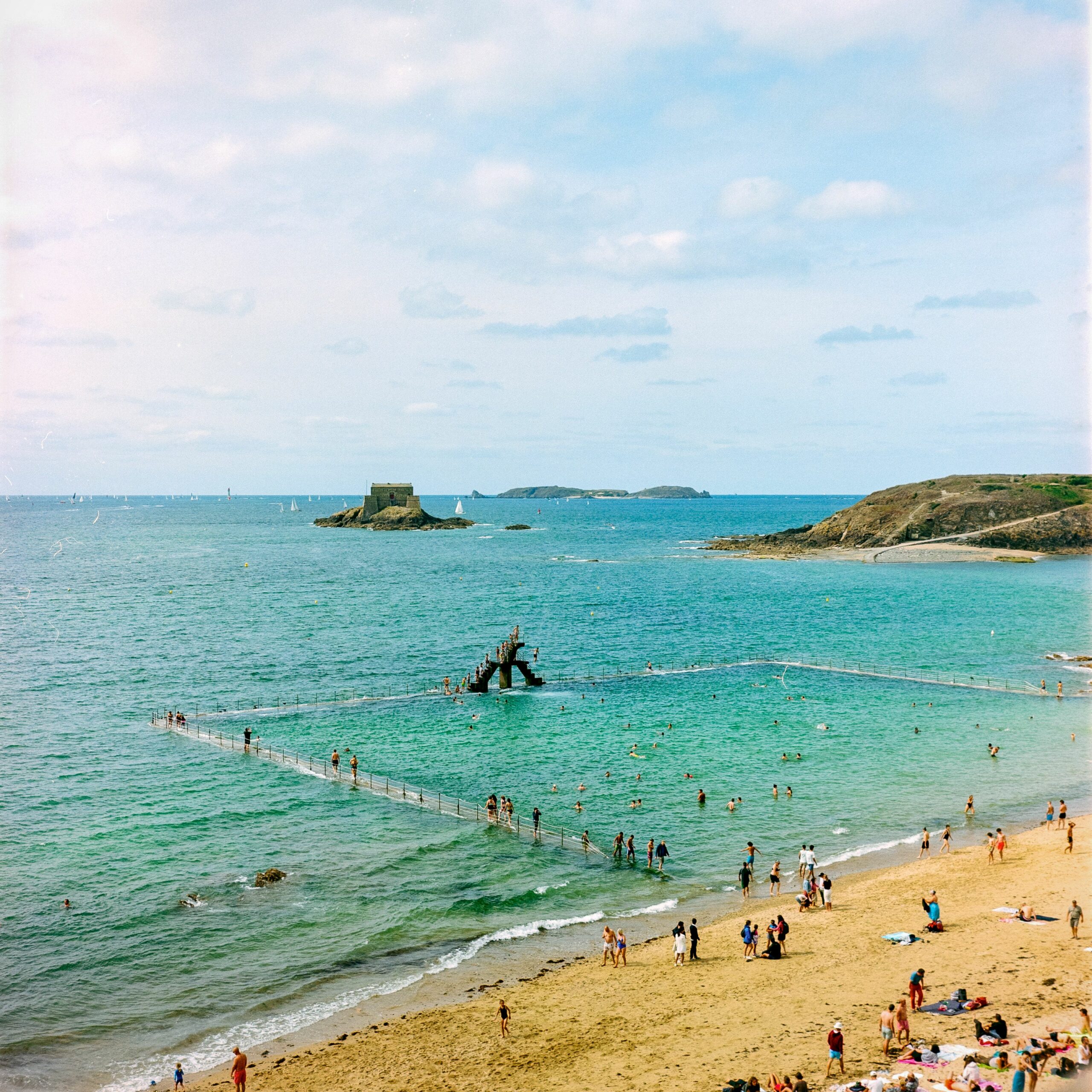 Plage des Blancs Sablons au Conquet en Bretagne